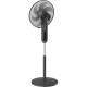 Philips Вентилятор підлоговий Series 1001, 45см, 47Вт, пульт ДК, опора кругла, ароматерапія, чорний (CX1520/01)
