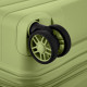 2E Suitcase Middle, Aero, polypropylen, 63/78 L, TSA, 4 wheels, EXP, moss green (2E-SPP-AERO-M-MG)