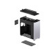 Корпус для ПК Jonsplus i400-A Aluminum Silver (i400-A Silver)
