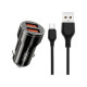 Зарядное устройство XO 2xUSB 12W black (CC48.black)