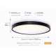 Osram Світильник накладний  CEILING LUXO 60Вт 4000К чорний (4099854651571)