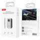 Bluetooth трансмиттер XO BCC15 Bluetooth V5.3 AUX 3.5 мм/Type-C/TF Grey (BCC15.tarnish)