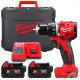 Milwaukee BLDDRC-502C Cordless Screwdriver-Drill 18V 2x5A h 60.5Nm 0 1700rpm ZP M12-18C Case 1.5kg (4933492835)