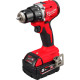 Milwaukee BLDDRC-502C Cordless Screwdriver-Drill 18V 2x5A h 60.5Nm 0 1700rpm ZP M12-18C Case 1.5kg (4933492835)