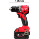 Milwaukee BLDDRC-502C Cordless Screwdriver-Drill 18V 2x5A h 60.5Nm 0 1700rpm ZP M12-18C Case 1.5kg (4933492835)