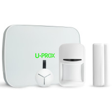 U-Prox MPX G KF kit White security alarm system, MPX G, PIR, WDC, Keyfob, wireless, white (4820261371352)