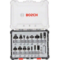 Bosch Набір комбінованих фрез Bosch Professional 8мм 15шт (2.607.017.472)