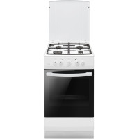 Hansa Плита газова, 56л, 50x60см, чавун, білий (FCGW510554)