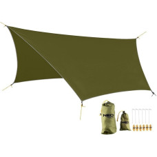 Neo Tools Tarpaulin, waterproof tarpaulin, polyester 210T, 360x290cm, olive (63-130)
