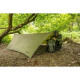 Neo Tools Tarpaulin, waterproof tarpaulin, polyester 210T, 360x290cm, olive (63-130)