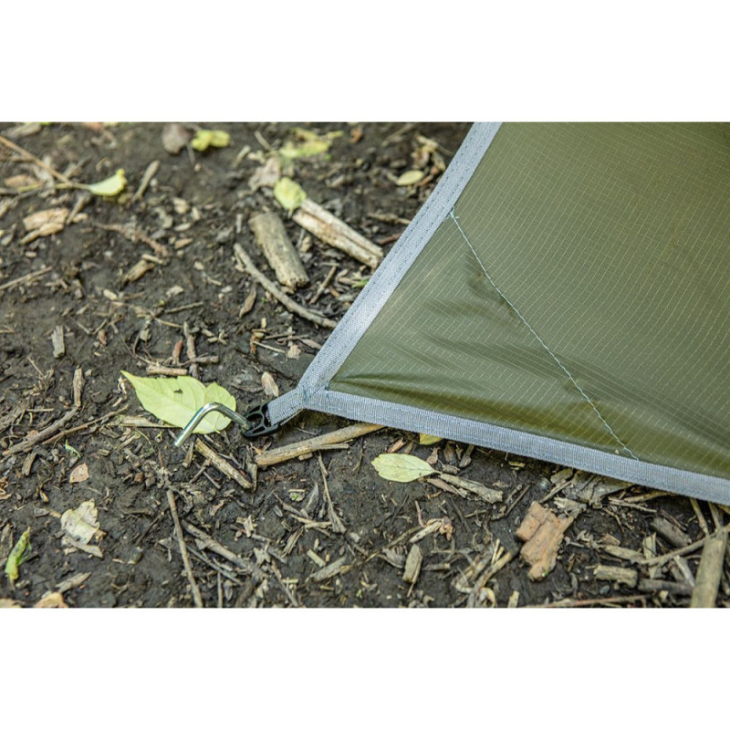 Neo Tools Tarpaulin, waterproof tarpaulin, polyester 210T, 360x290cm, olive (63-130)