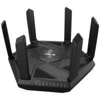 ASUS Маршрутизатор RT-AXE7800 Wi-Fi 6E 3xGE LAN 1xGE WAN 1x2.5GE LAN/WAN 1xUSB3.2 MU-MIMO OFDMA MESH gaming (90IG07B0-MU9B00)