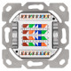 2E Front fase panel 2х Keystone 80x80 with grounding (2E-FASEPAN-2GROUND)