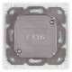2E Front fase panel 2х Keystone 80x80 with grounding (2E-FASEPAN-2GROUND)