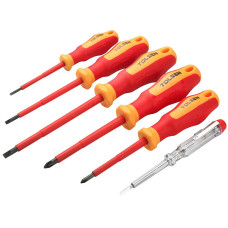 Tolsen Викрутки VDE набір 6шт, діелектричні, PH, PZ, CrV (38013)