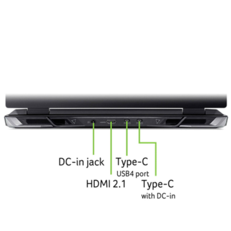 Acer Ноутбук Nitro 16 AN16-42 16" WUXGA IPS, AMD R7-8845HS, 16GB, F512GB, NVD4060-8, Lin, черный (NH.QSKEU.003)