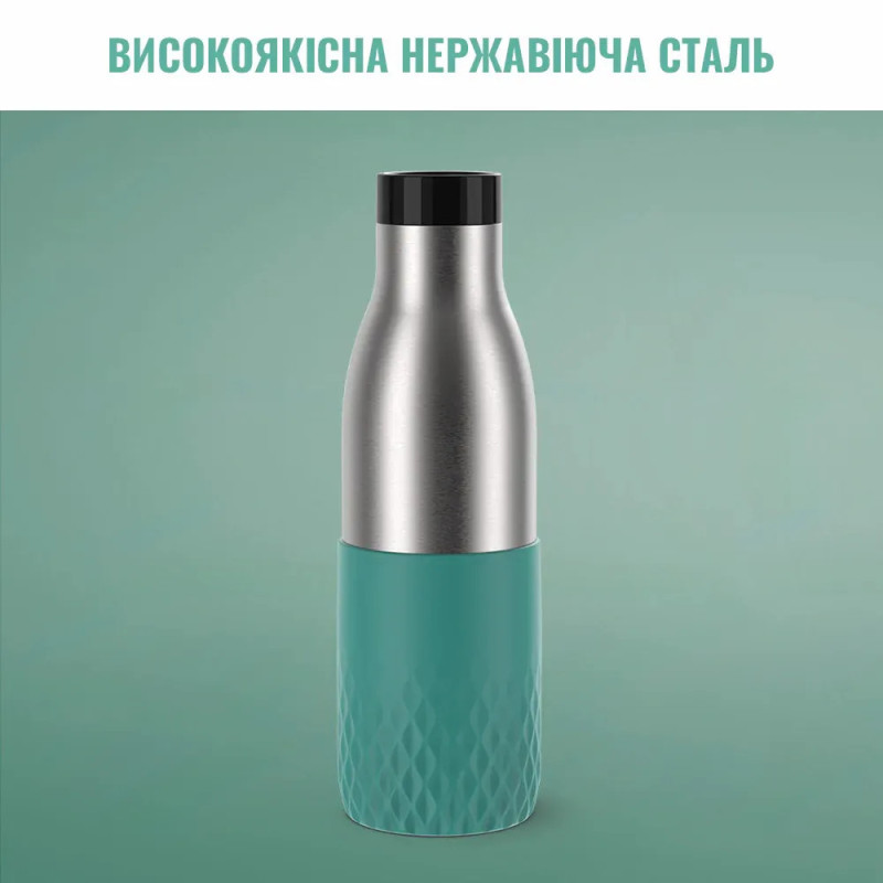 Tefal Термопляшка Tefal Bludrop soft touch, 700мл, нержавіюча сталь, зелений (N3111210)