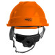 Neo Tools Helmet, ABS Plastic, Adjustment Buckle, Orange (97-225)