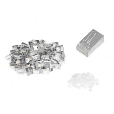 Digitus CAT 6 Modular Plug, 8P8C, shielded for Round Cable, pass through connector, 100 pcs. (AK-219603-100)