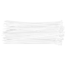 Neo Tools cable tie, 100pcs, plastic, 2.5x200mm, white (01-601)