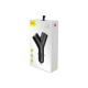 Зарядное устройство Baseus Y type dual USB-A Black (CCALL-YX01)