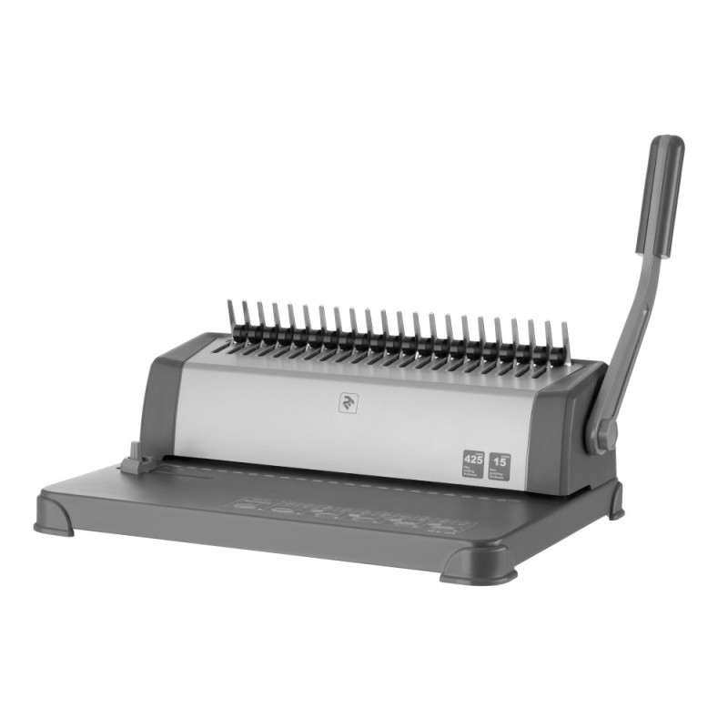 2E Plastic combs for the binder 38mm black 50pcs (2E-PL38-50BL)