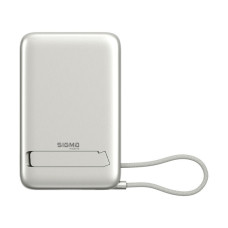 Батарея універсальна Sigma X-power SI10A8QL-MAG silver 10000mAh, Magnetic wireless 15W, charge iWatch, PD+QC, 22,5W max (4827798161012)