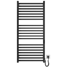 Hygge Family towel dryer electric London, 1170х530х80mm, timer-regulator, steel, black matt (6.1.0104.06.BM)