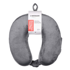Wenger Memory Foam Travel Neck Pillow, Grey (611884)