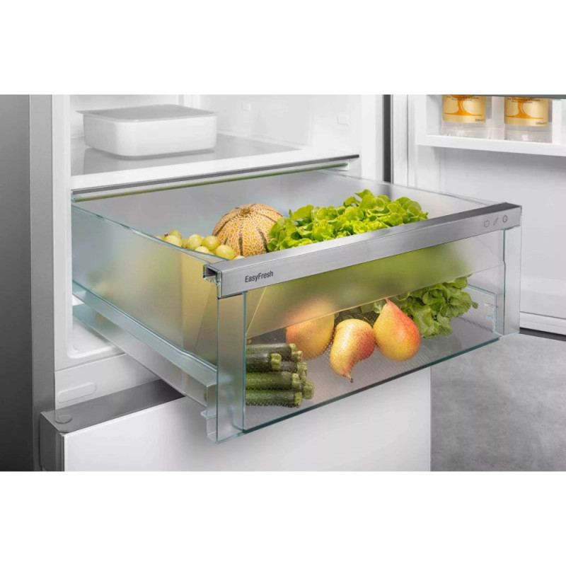 Liebherr Ref with bottom freezer, 201.5x59.7х67.5, ref-266L, freez.-94L, 2doors, А++, ST, display int, white (CND5703)