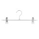 ARDESTO Hanger with Clothespin for pants Set 30cm, 5pcs, metal, PVC, white (ARHC2805WC)
