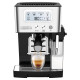Sencor coffee maker carob 1.4l, ground, LCD panel, auto capuchino maker, black (SES4090SS)