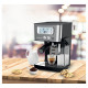Sencor coffee maker carob 1.4l, ground, LCD panel, auto capuchino maker, black (SES4090SS)