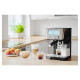 Sencor coffee maker carob 1.4l, ground, LCD panel, auto capuchino maker, black (SES4090SS)
