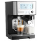 Sencor coffee maker carob 1.4l, ground, LCD panel, auto capuchino maker, black (SES4090SS)