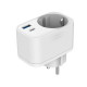 Зарядное устройство Gembird 1xUSB-C PD20W + 1xUSB QC3.0 + Schuko white (TA-ACPDQC20-01-W)