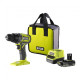 Ryobi Шурупокрут-дриль акумуляторний ONE+ RDD18-1C20S 18В 1х2А·год ЗП 52Нм 450·1750об·хв 1.1кг сумка (5133005519)