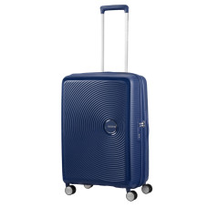 American Tourister Валіза American Tourister, Soundbox, поліпропілен, середня, 67см, 71.5/81л, TSA, 4 колеса, EXP, темно-синій (32G*41002)