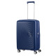 American Tourister Валіза American Tourister, Soundbox, поліпропілен, середня, 67см, 71.5/81л, TSA, 4 колеса, EXP, темно-синій (32G*41002)