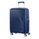 American Tourister Валіза American Tourister, Soundbox, поліпропілен, середня, 67см, 71.5/81л, TSA, 4 колеса, EXP, темно-синій (32G*41002)