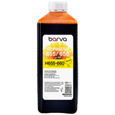 Чернила Barva HP 655/650 1 л, Yellow (H655-660)