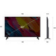 LG Телевізор 43" QNED 4K 60Hz Smart WebOS Black (43QNED70A6A)