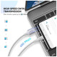 Дата кабель USB 2.0 AM to USB-C 1.5m 3.0A 18W US288 White Ugreen (60132)