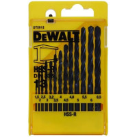 DeWALT Набір свердел по металу HSS-R, 13 шт, 1.5-6.5мм, кейс (DT5912)