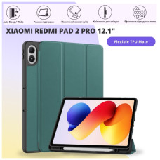 Чехол для планшета BeCover Flexible TPU Mate Xiaomi Redmi Pad 2 Pro 12.1" Dark Green (715607)