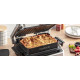 Tefal Grill clamping OptiGrill 4in1 Inox, 2100W, temp. regimes-4, removable plates, metal (GC774D30)
