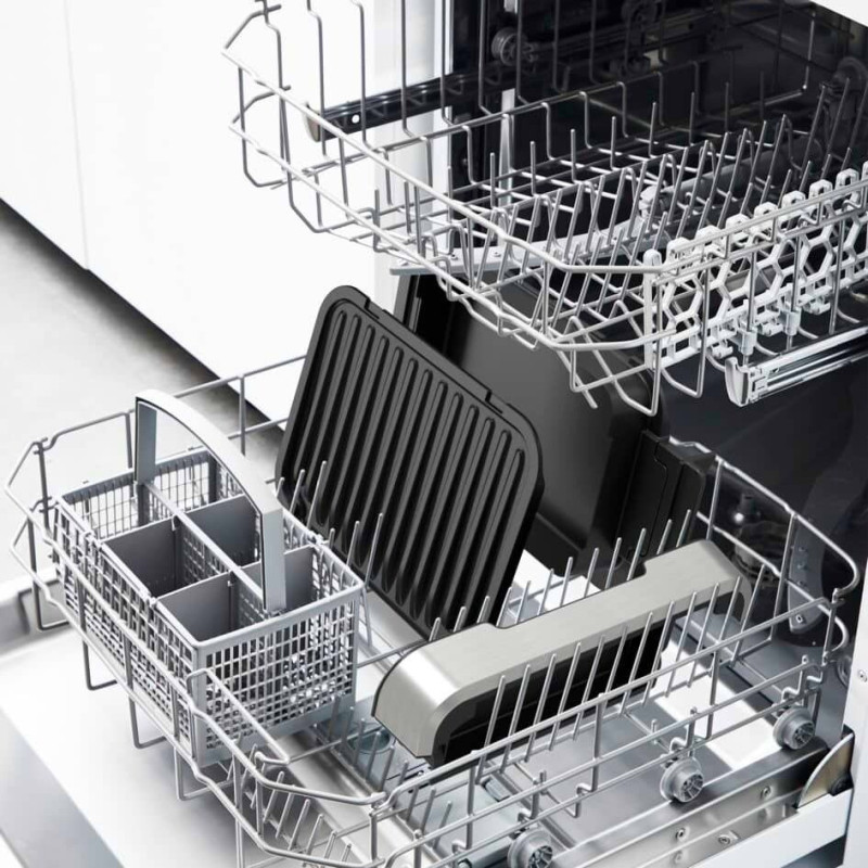 Tefal Grill clamping OptiGrill 4in1 Inox, 2100W, temp. regimes-4, removable plates, metal (GC774D30)