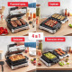 Tefal Grill clamping OptiGrill 4in1 Inox, 2100W, temp. regimes-4, removable plates, metal (GC774D30)