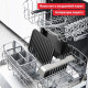 Tefal Grill clamping OptiGrill 4in1 Inox, 2100W, temp. regimes-4, removable plates, metal (GC774D30)
