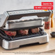 Tefal Grill clamping OptiGrill 4in1 Inox, 2100W, temp. regimes-4, removable plates, metal (GC774D30)
